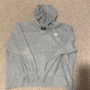 Nike Men's Heather Gray Hoodie